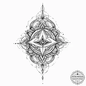 Tattoo sketch magical thread, tattoo line art... - эскиз тату (№1756113387_0, 25.08.2025 09:16) — tattoo-photo.ru