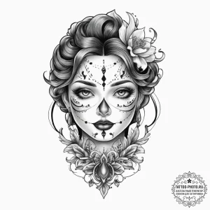 Tattoo sketch saw jigsaw puppet, concept art... - эскиз тату (№1756120504_0, 25.08.2025 11:15) — tattoo-photo.ru