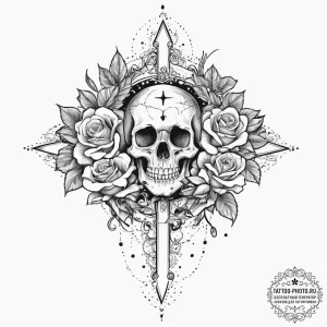 Tattoo sketch stars falling, tattoo sketch de... - эскиз тату (№1756121286_0, 25.08.2025 11:28) — tattoo-photo.ru