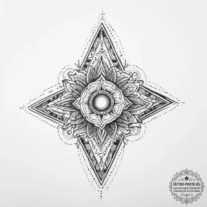 Tattoo sketch holy person, ink illustration f... - эскиз тату (№1756130207_0, 25.08.2025 13:56) — tattoo-photo.ru
