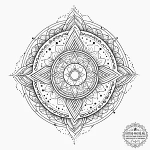 Tattoo sketch moon tattoo, concept art for ta... - эскиз тату (№1756131205_0, 25.08.2025 14:13) — tattoo-photo.ru
