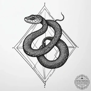 Tattoo sketch puns a snake that says "i'm a s... - эскиз тату (№1756132784_0, 25.08.2025 14:39) — tattoo-photo.ru