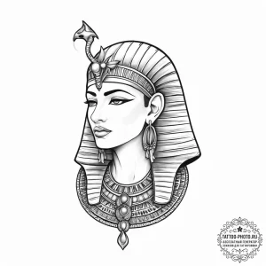 Tattoo sketch egyptian mythology, ink illustr... - эскиз тату (№1756135554_0, 25.08.2025 15:25) — tattoo-photo.ru