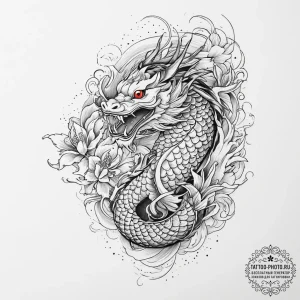 Tattoo sketch узор в виде пера и чернил, tatt... - эскиз тату (№1756136345_0, 25.08.2025 15:39) — tattoo-photo.ru