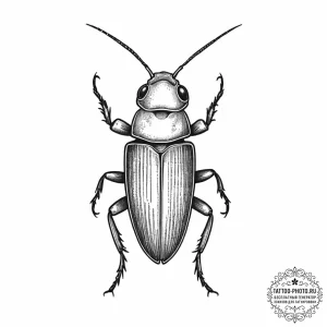 Tattoo sketch cockroach, tattoo sketch design... - эскиз тату (№1756144046_0, 25.08.2025 17:47) — tattoo-photo.ru