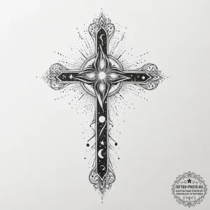 Tattoo sketch cosmic entity, artistic tattoo... - эскиз тату (№1756146412_0, 25.08.2025 18:26) — tattoo-photo.ru