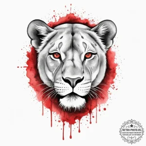 Tattoo sketch lioness, tattoo flash sheet des... - эскиз тату (№1756147787_0, 25.08.2025 18:49) — tattoo-photo.ru