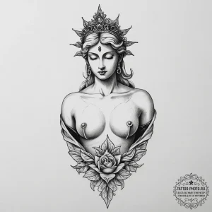 Tattoo sketch sculpting a statue, tattoo draw... - эскиз тату (№1756148574_0, 25.08.2025 19:02) — tattoo-photo.ru