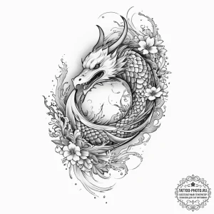Tattoo sketch common raven, tattoo sketch des... - эскиз тату (№1756148975_0, 25.08.2025 19:09) — tattoo-photo.ru