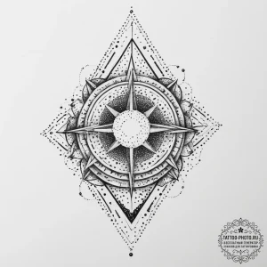 Tattoo sketch cosmic identity, artistic tatto... - эскиз тату (№1756158407_0, 25.08.2025 21:46) — tattoo-photo.ru