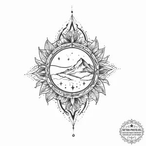 Tattoo sketch universe - эскиз тату (№1756163048_0, 25.08.2025 23:04) — tattoo-photo.ru