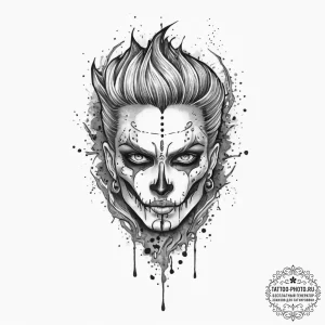 Tattoo sketch metalhead band patches, tattoo... - эскиз тату (№1756169939_0, 26.08.2025 00:58) — tattoo-photo.ru