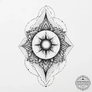 Tattoo sketch cosmic representation, tattoo s... - эскиз тату (№1756170744_0, 26.08.2025 01:12) — tattoo-photo.ru