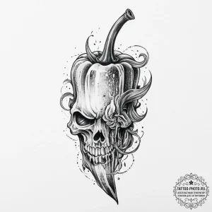 Tattoo sketch blue, concept art for tattoo, s... - эскиз тату (№1756173415_0, 26.08.2025 01:56) — tattoo-photo.ru