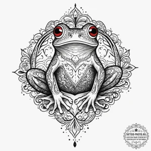 Tattoo sketch frog, tattoo drawing outline, b... - эскиз тату (№1756179661_0, 26.08.2025 03:41) — tattoo-photo.ru