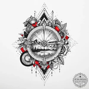 Tattoo sketch alpha, tattoo flash sheet desig... - эскиз тату (№1756181260_0, 26.08.2025 04:07) — tattoo-photo.ru