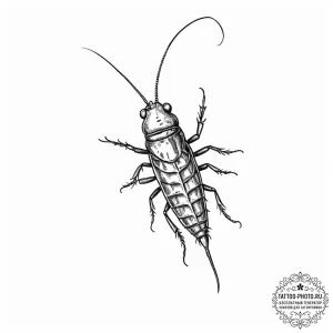 Tattoo sketch silverfish, artistic tattoo ske... - эскиз тату (№1756183083_0, 26.08.2025 04:38) — tattoo-photo.ru