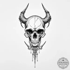 Tattoo sketch bone - эскиз тату (№1756183491_0, 26.08.2025 04:44) — tattoo-photo.ru