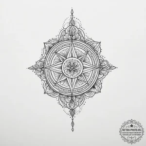 Tattoo sketch spiritual reality, ink illustra... - эскиз тату (№1756187509_0, 26.08.2025 05:51) — tattoo-photo.ru
