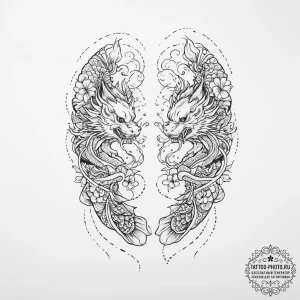 Tattoo sketch mittens with a quote, concept a... - эскиз тату (№1756188312_0, 26.08.2025 06:05) — tattoo-photo.ru
