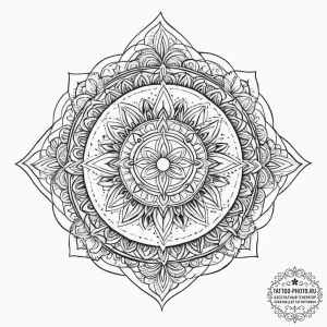 Tattoo sketch cosmic foundation, tattoo drawi... - эскиз тату (№1756188719_0, 26.08.2025 06:11) — tattoo-photo.ru