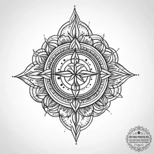 Tattoo sketch spiritual essence - эскиз тату (№1756188919_0, 26.08.2025 06:15) — tattoo-photo.ru