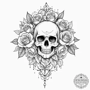 Tattoo sketch linework узор, artistic tattoo... - эскиз тату (№1756190522_0, 26.08.2025 06:42) — tattoo-photo.ru