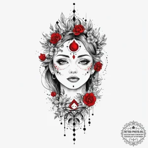 Tattoo sketch holy grove, tattoo drawing outl... - эскиз тату (№1756191138_0, 26.08.2025 06:52) — tattoo-photo.ru