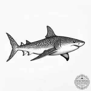 Tattoo sketch zebra shark, concept art for ta... - эскиз тату (№1756196348_0, 26.08.2025 08:19) — tattoo-photo.ru