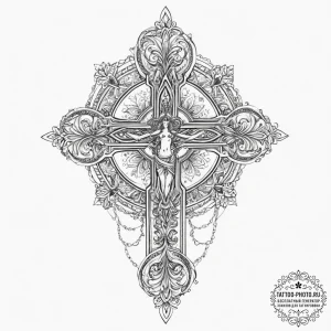 Tattoo sketch slavic goddess berehynia, tatto... - эскиз тату (№1756222708_0, 26.08.2025 15:38) — tattoo-photo.ru