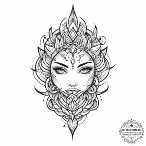 Tattoo sketch a symbolic object, tattoo drawi... - эскиз тату (№1756224102_0, 26.08.2025 16:01) — tattoo-photo.ru