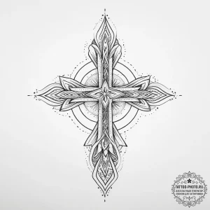 Tattoo sketch geometric pattern, concept art... - эскиз тату (№1756225906_0, 26.08.2025 16:31) — tattoo-photo.ru