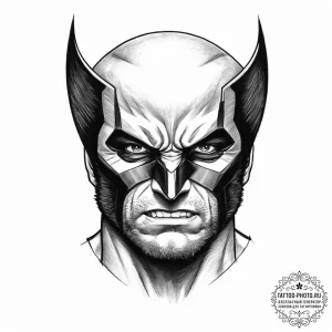 Tattoo sketch x-men: the animated series wolv... - эскиз тату (№1756238662_0, 26.08.2025 20:04) — tattoo-photo.ru