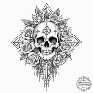 Tattoo sketch spiritual spirit, artistic tatt... - эскиз тату (№1756240036_0, 26.08.2025 20:27) — tattoo-photo.ru