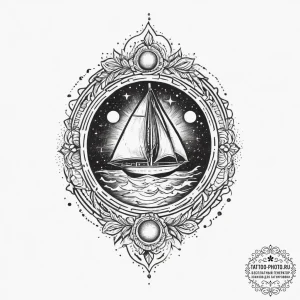 Tattoo sketch cosmic ground, tattoo drawing o... - эскиз тату (№1756240448_0, 26.08.2025 20:34) — tattoo-photo.ru