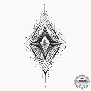 Tattoo sketch obsidian, ink illustration for... - эскиз тату (№1756248363_0, 26.08.2025 22:46) — tattoo-photo.ru
