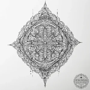 Tattoo sketch copper, tattoo line art, on a c... - эскиз тату (№1756257292_0, 27.08.2025 01:14) — tattoo-photo.ru