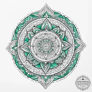 Tattoo sketch green, concept art for tattoo,... - эскиз тату (№1756261234_0, 27.08.2025 02:20) — tattoo-photo.ru
