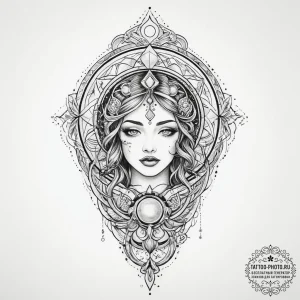 Tattoo sketch cosmic dimension, concept art f... - эскиз тату (№1756264851_0, 27.08.2025 03:20) — tattoo-photo.ru