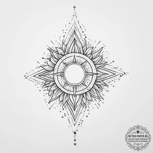 Tattoo sketch cosmic legend, tattoo drawing o... - эскиз тату (№1756272722_0, 27.08.2025 05:32) — tattoo-photo.ru