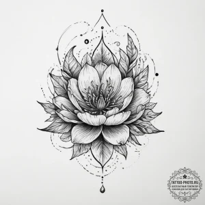 Tattoo sketch drawing a nature scene, tattoo... - эскиз тату (№1756277640_0, 27.08.2025 06:54) — tattoo-photo.ru