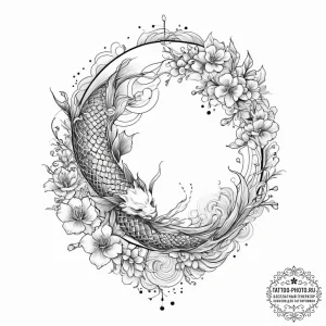 Tattoo sketch full moon, concept art for tatt... - эскиз тату (№1756280009_0, 27.08.2025 07:33) — tattoo-photo.ru