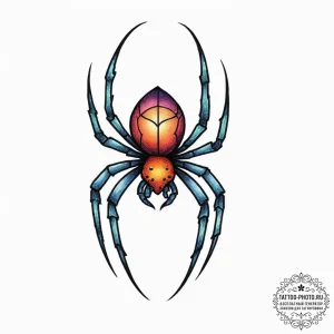 Tattoo sketch spider mite, tattoo line art, v... - эскиз тату (№1756287509_0, 27.08.2025 09:38) — tattoo-photo.ru