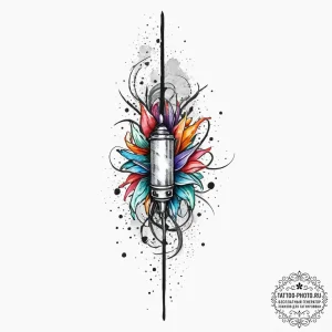 Tattoo sketch holy life, tattoo sketch design... - эскиз тату (№1756289091_0, 27.08.2025 10:04) — tattoo-photo.ru