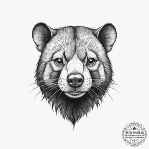 Tattoo sketch tasmanian devil, concept art fo... - эскиз тату (№1756289683_0, 27.08.2025 10:14) — tattoo-photo.ru