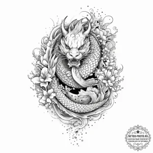 Tattoo sketch holy character, tattoo flash sh... - эскиз тату (№1756293437_0, 27.08.2025 11:17) — tattoo-photo.ru