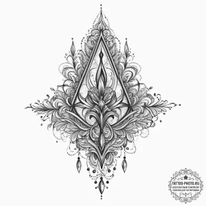 Tattoo sketch spire, tattoo flash sheet desig... - эскиз тату (№1756294233_0, 27.08.2025 11:30) — tattoo-photo.ru