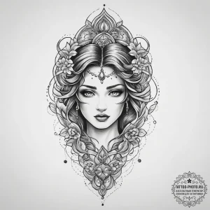 Tattoo sketch town, concept art for tattoo, o... - эскиз тату (№1756301057_0, 27.08.2025 13:24) — tattoo-photo.ru