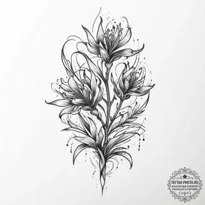 Tattoo sketch kangaroo paw, tattoo line art,... - эскиз тату (№1756309698_0, 27.08.2025 15:48) — tattoo-photo.ru