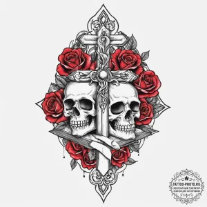 Tattoo sketch hands with a book, ink illustra... - эскиз тату (№1756310873_0, 27.08.2025 16:07) — tattoo-photo.ru
